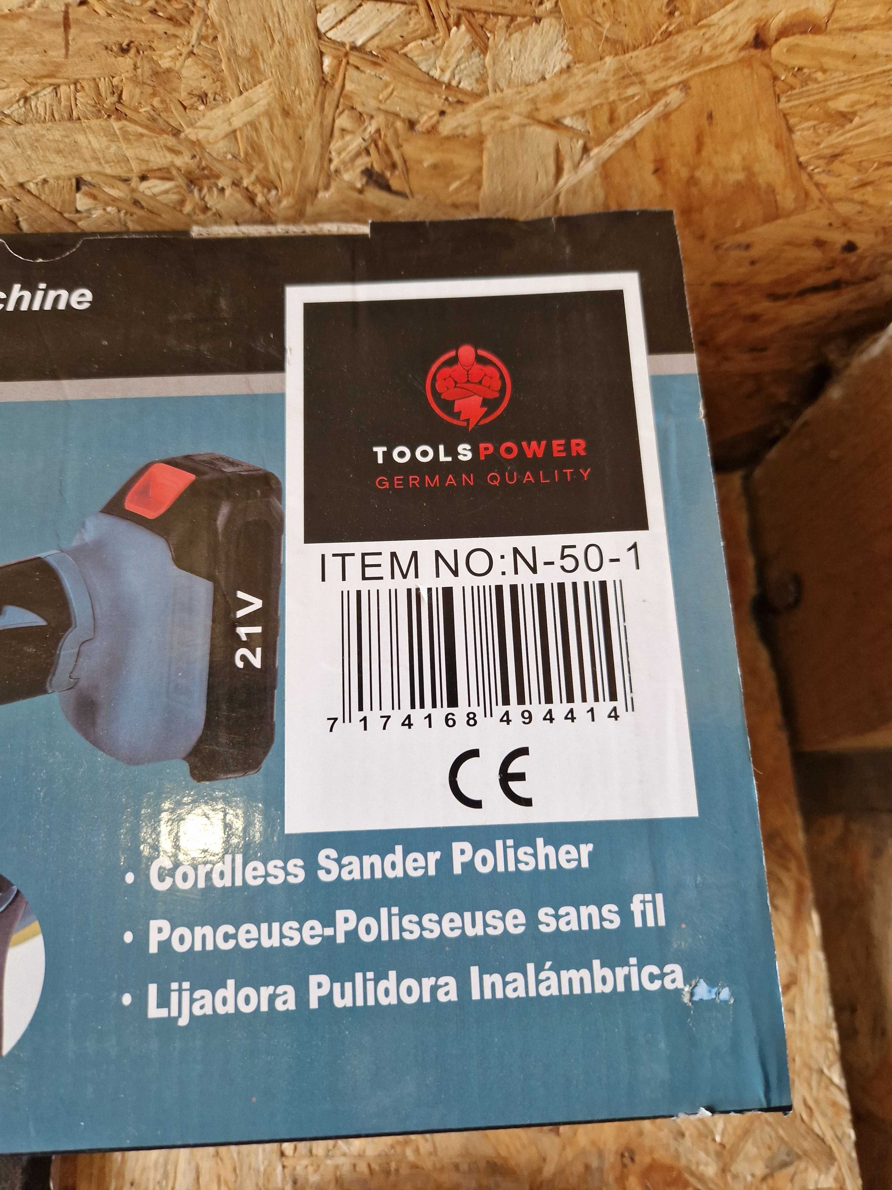 Polerka mimośrodowa samochodowa akumulatorowa Duży zestaw 2 x Aku