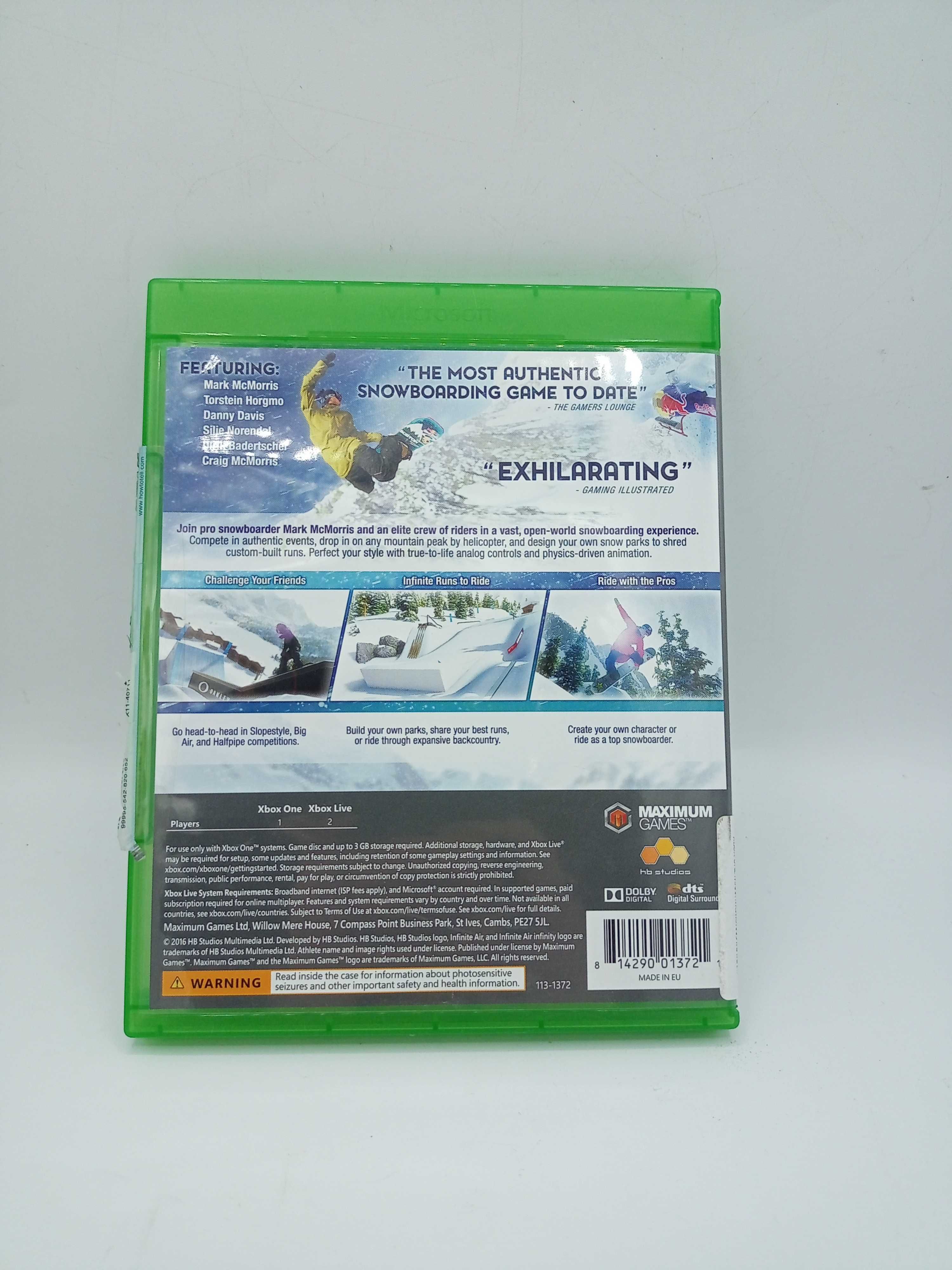 Infinite Air with Mark McMorris Xbox One pudełkowa