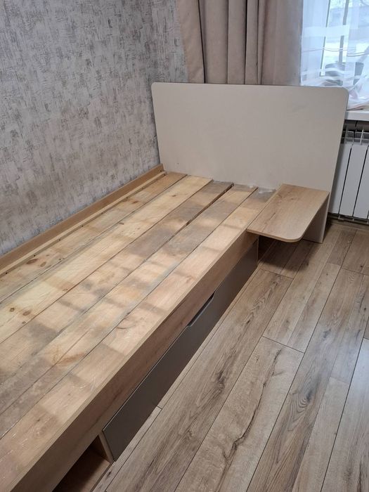 Ліжко 204*94 ламелі замінені на доски