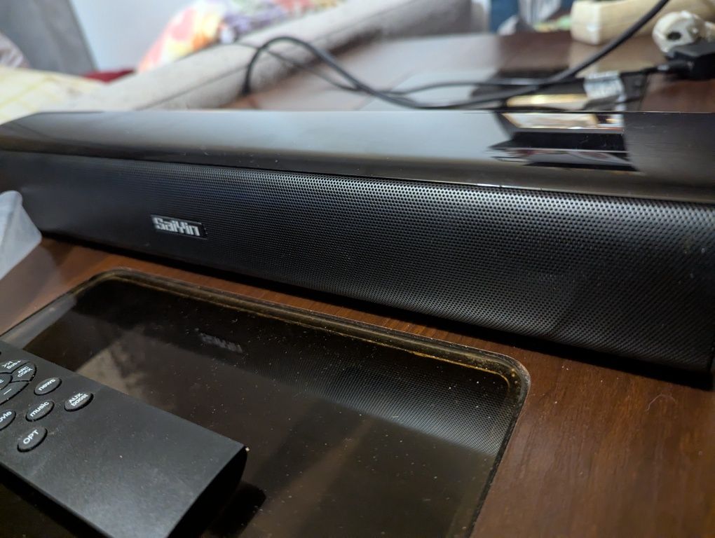 SAIYIN Soundbar Do TV Bluetooth AUX Optical