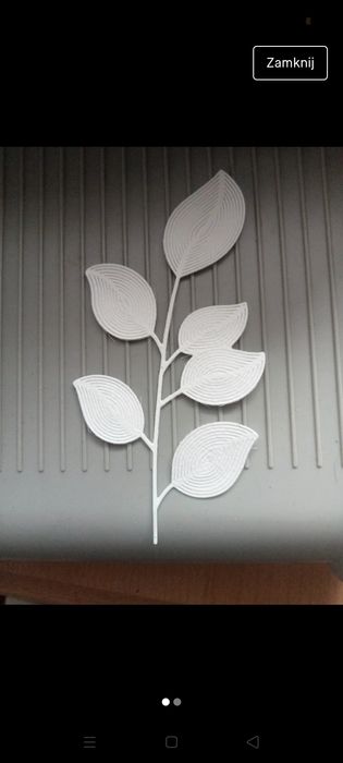 Wykrojnik nowy liście