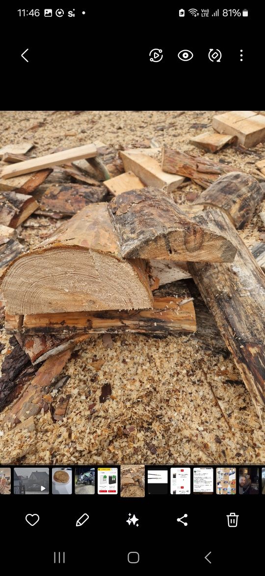 Drewno ogrodowe opałowe grill koza balia sauna  opał nie węgiel