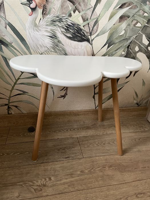 Bialy stolik chmurka dla dzieci Oh Babe