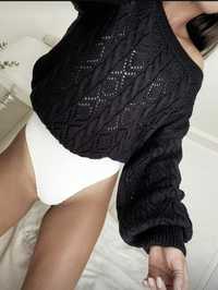 Sweter By Me rozmiar uniwersalny czarny