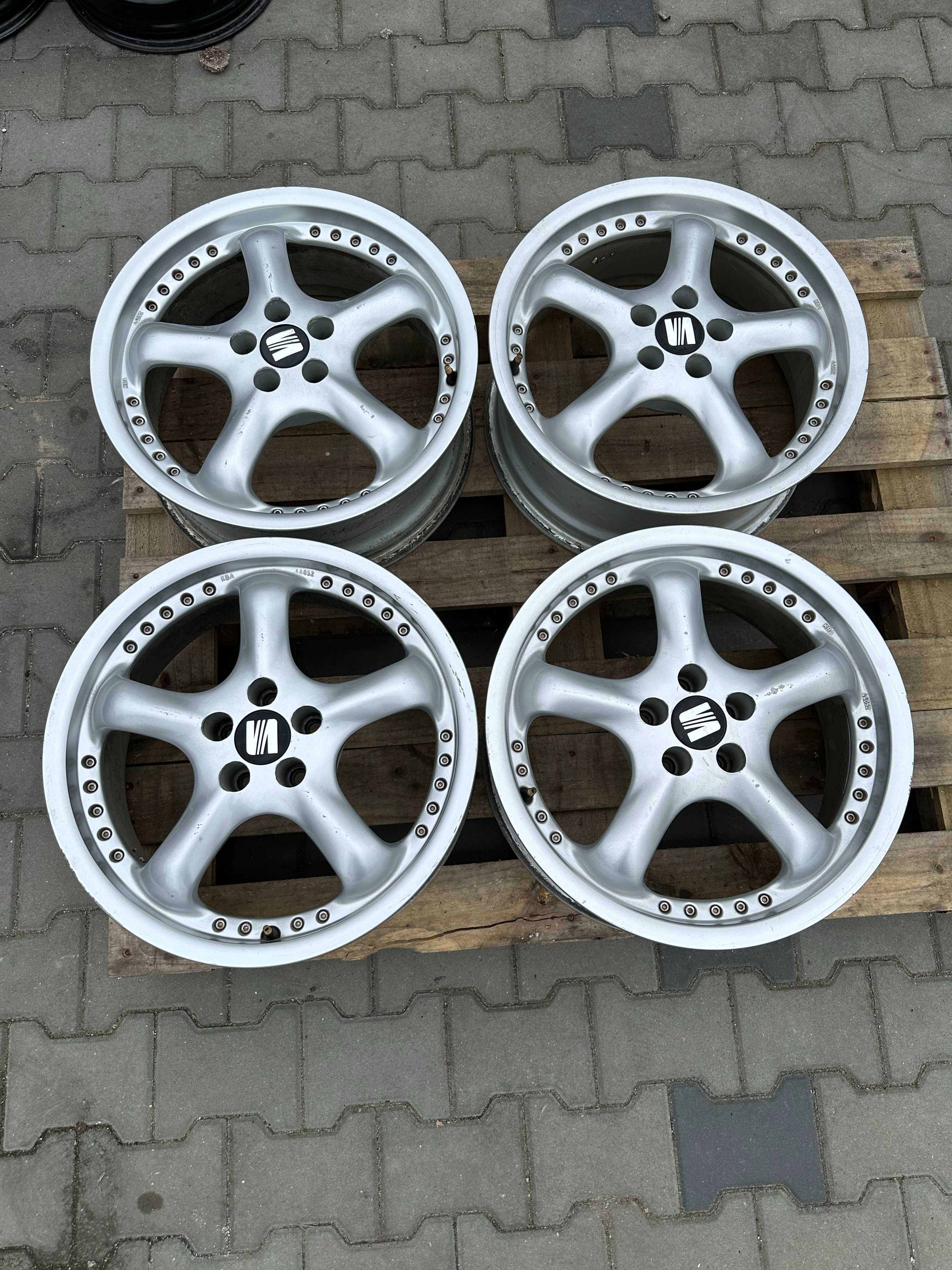 5x100 Intra et37 7j x 17" Seat Audi Vw komplet