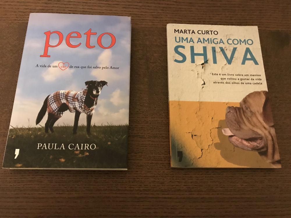 livros NOVOS sobre cães - Peto e Uma amiga chamada Shiva