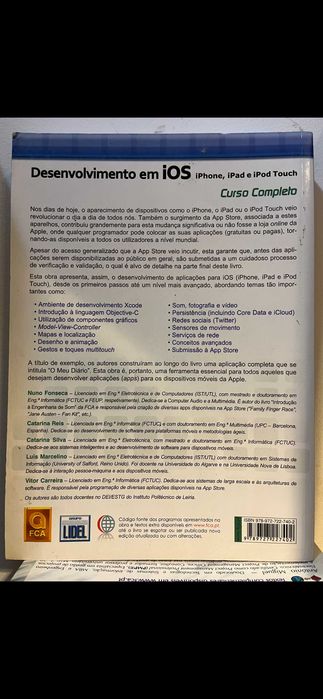 Livro Desenvolvimento em iOS iPhone, iPad e iPod Touch Nuno Fonseca
