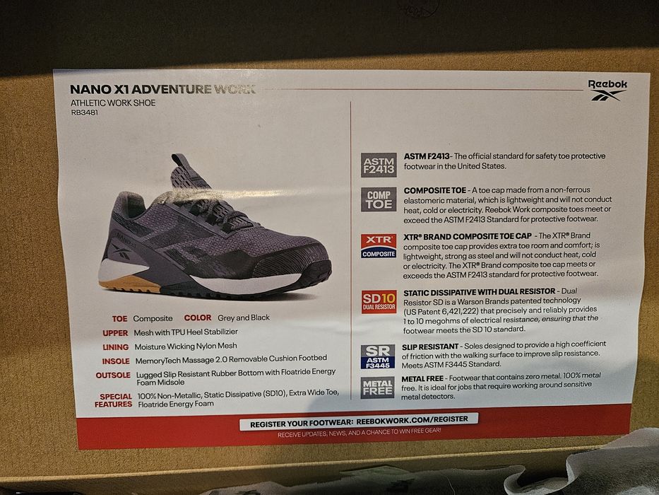 Кросівки чоловічі Reebok nano x1 afventure work