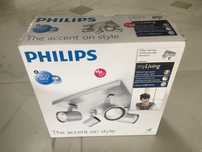 aluminiowa NOWA! plafoniera LED Philips ,4 regulowane punkty