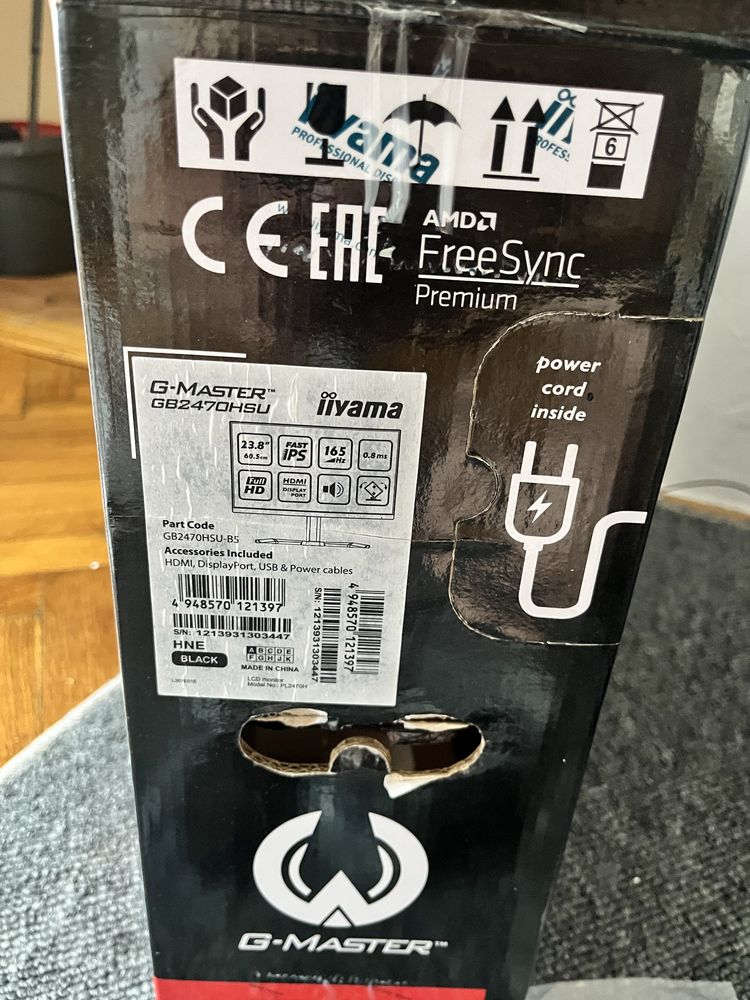 Monitor gamingowy iiyama GB2470Hsu 165hz
