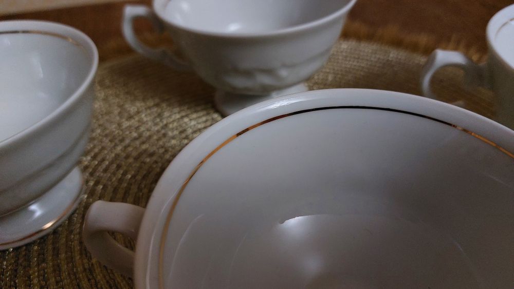 Wawel Fryderyka porcelana Wałbrzych filiżanki 4 szt