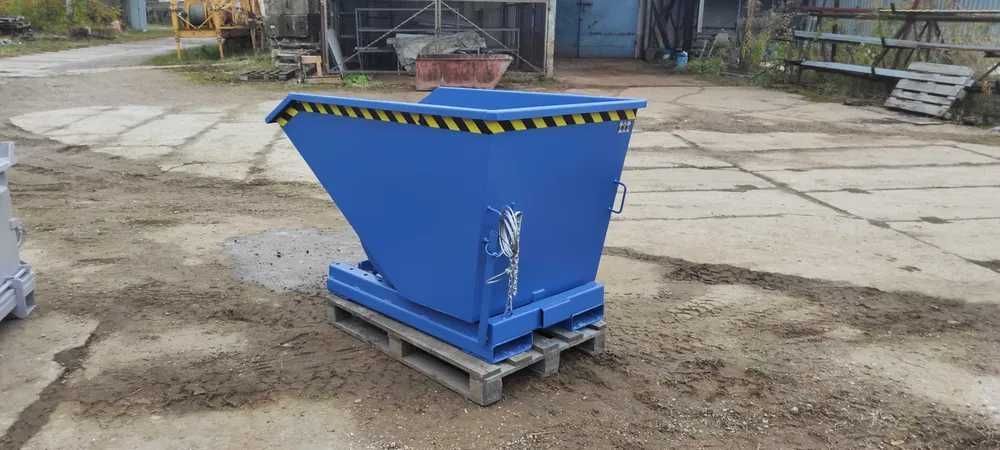Kontener metalowy samowyładowczy NTK HD 1100L Koleba, pojemnik.