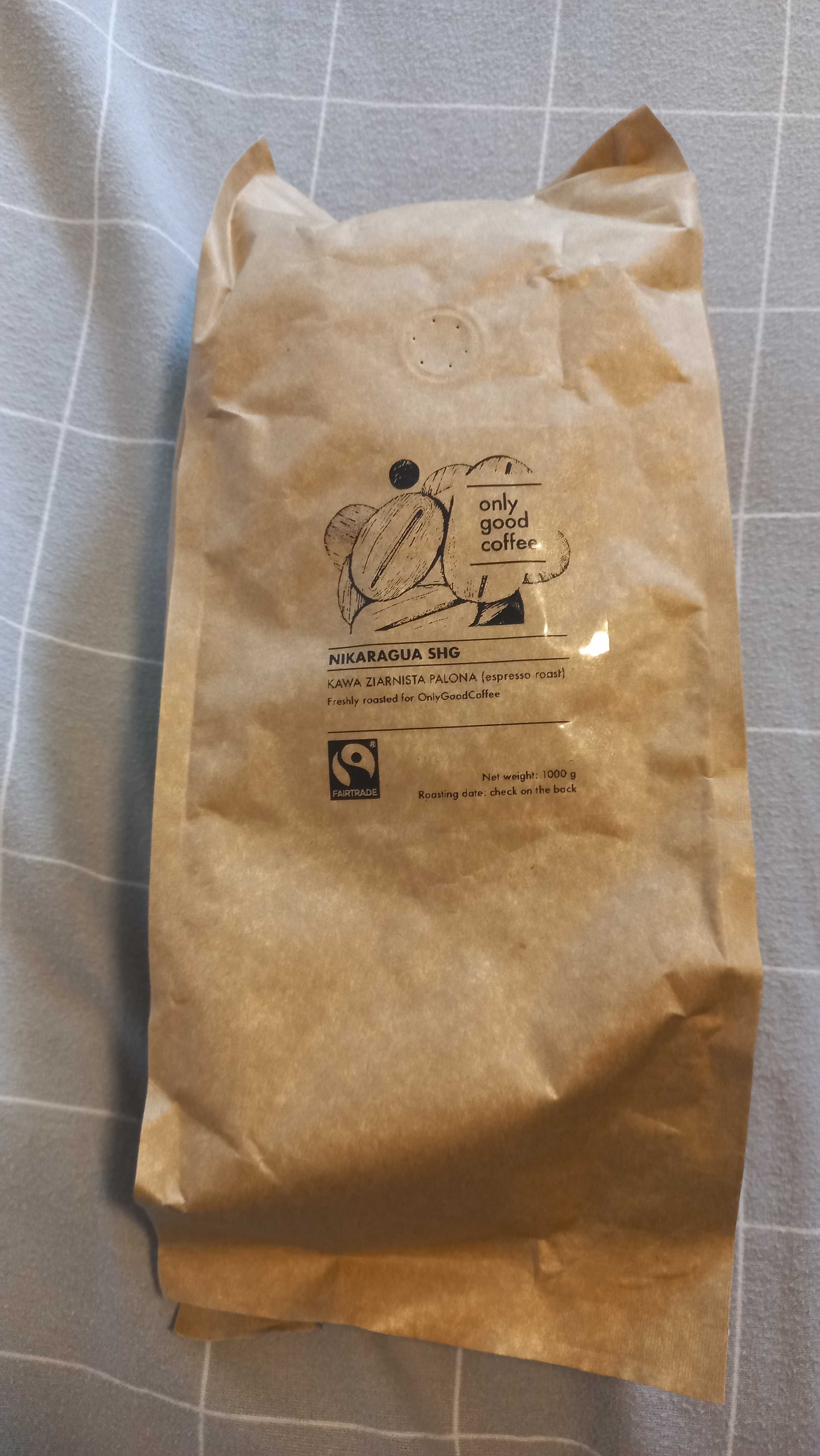 Kawa palona ziarnista Nikaragua SHG 1 kg