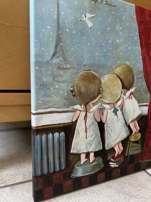 Картина новий рік різдво