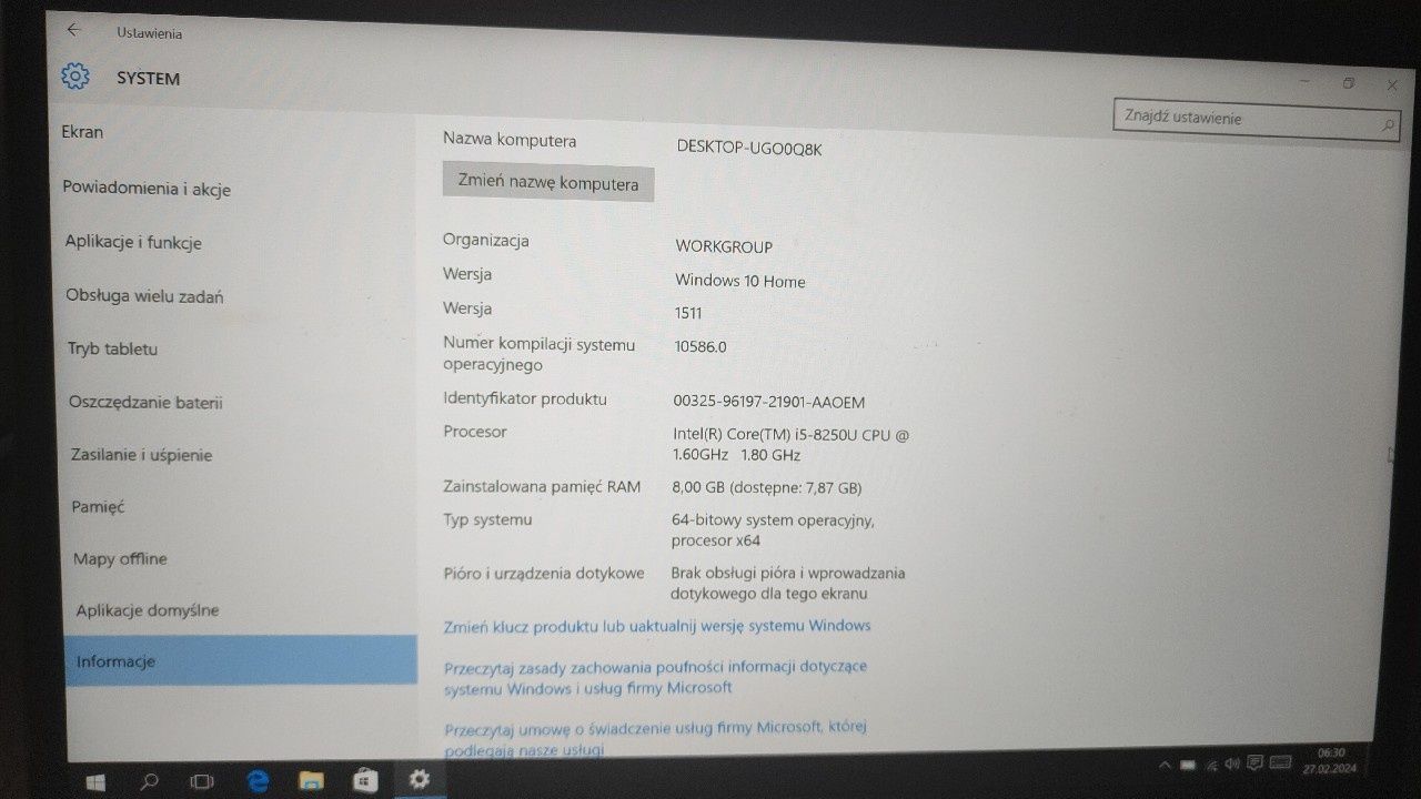 Laptop Lenovo Ideapad 320S-14IKB i5 8gen