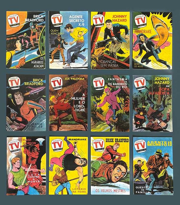 BD_Êxitos da TV. Série completa, nº 1 a 12.