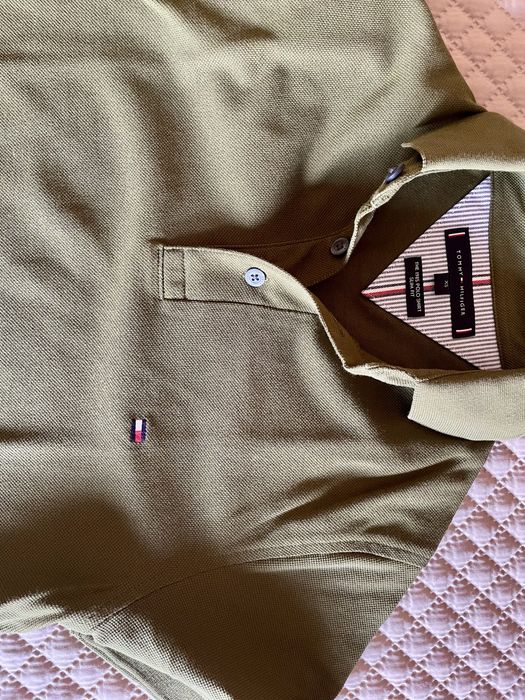 Tommy Hilfiger Polo slim em algodão biológico por estrear