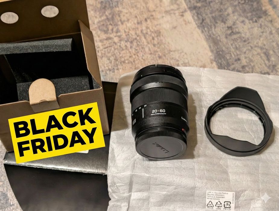 Nowy Panasonic LUMIX S 20-60mm f/3.5-5.6 L-Mount - gwarancja - GDAŃSK