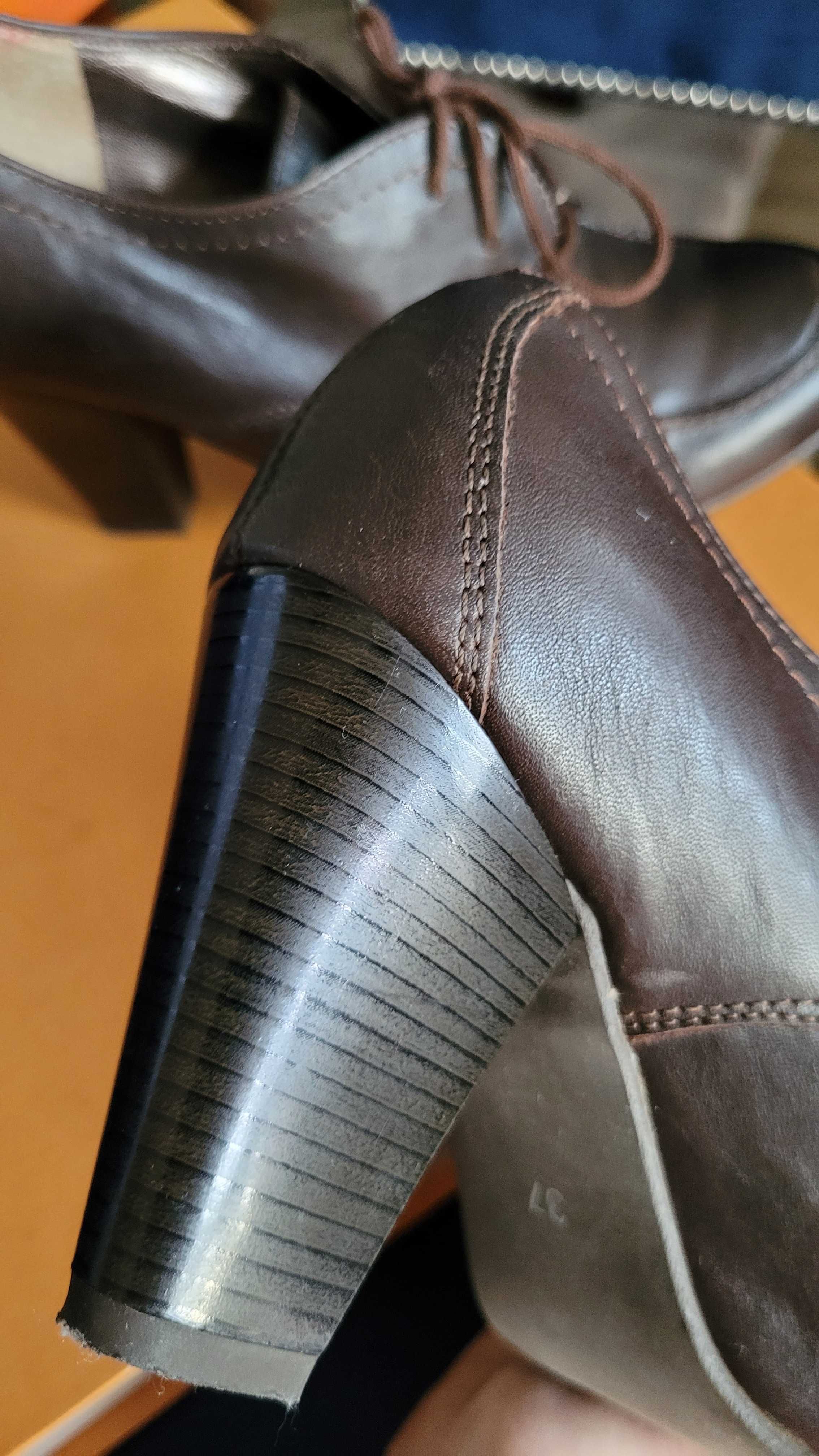 Buty damskie Szpilki kolekcja  botki półbuty skóra 37 OKAZJA GRATIS  !
