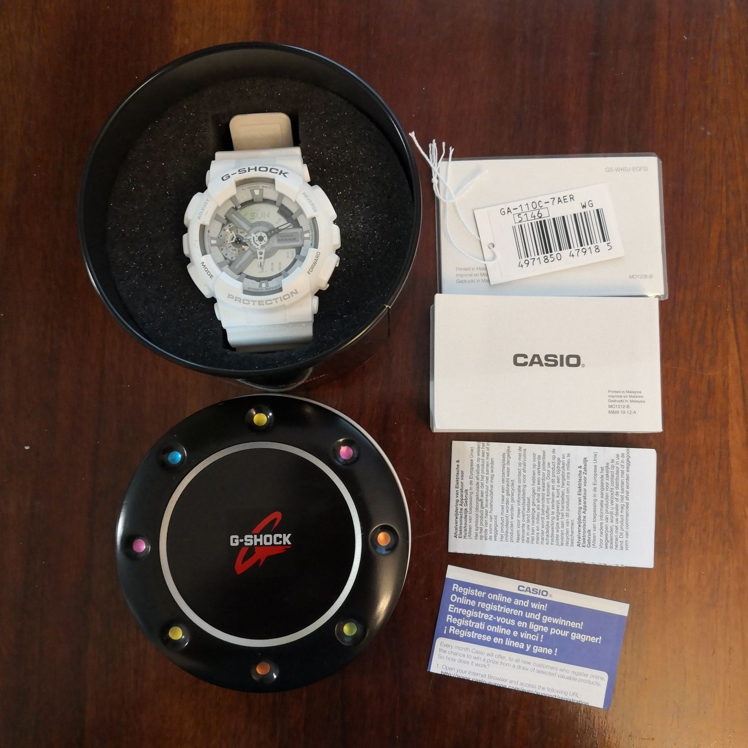 Casio G-SHOCK GA-110C biały