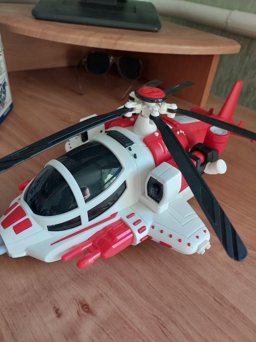 Вертолет музыкальная игрушка со светом_гвинтокрил_іграшка_гелікоптер
