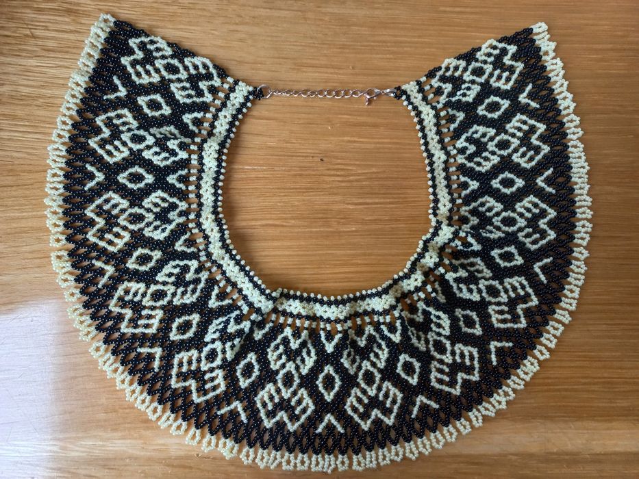 Силянка з чеського бісеру до вишиванки, намисто, кольє