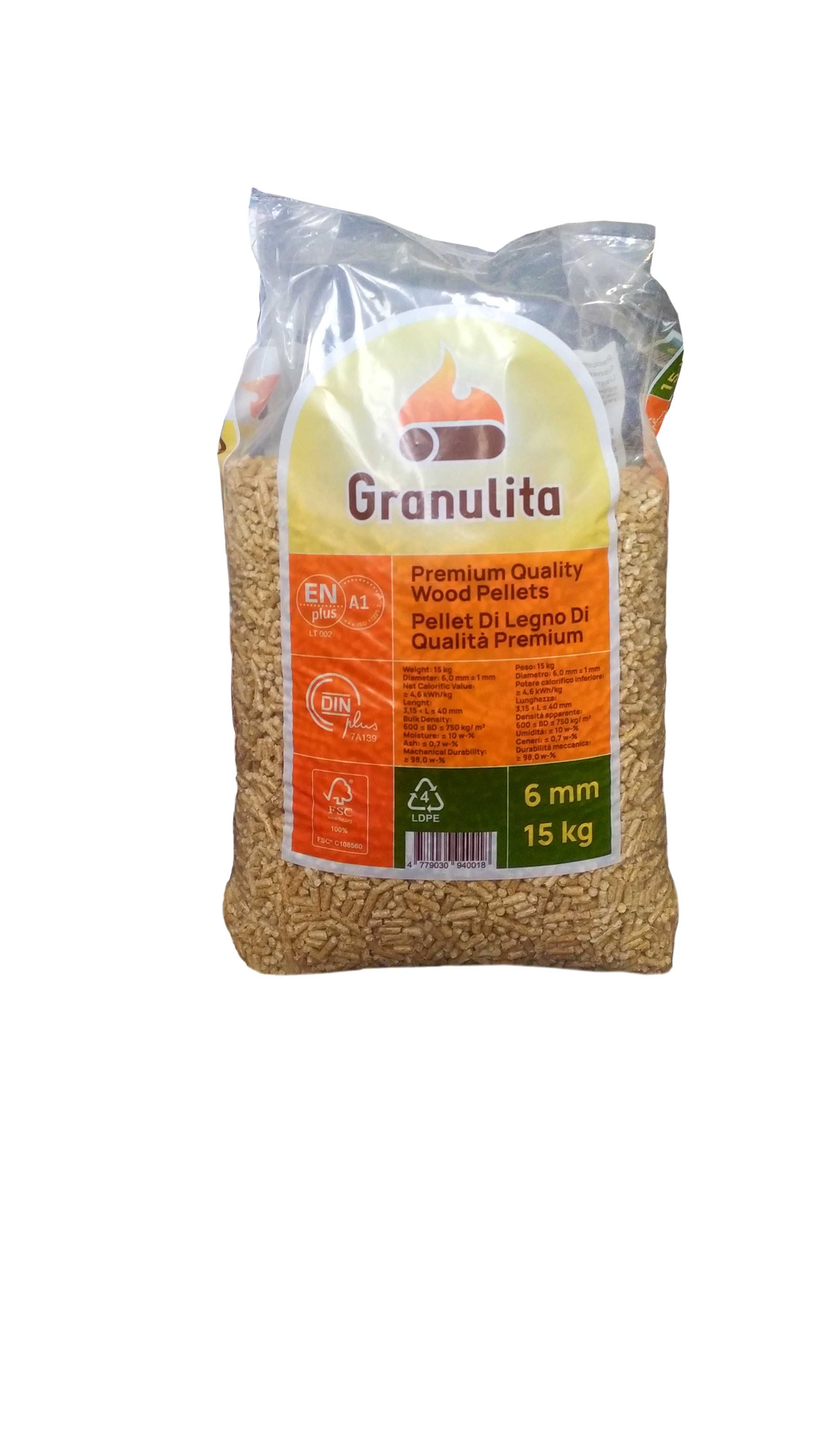 Pellet Premium A1 Granulita! TRANSPORT GRATIS! Zapraszamy Eko Park