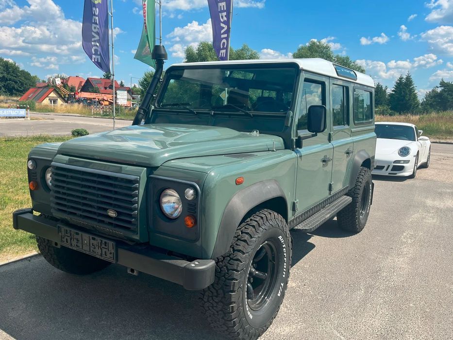Land Rover Defender 4x4,Bezwypadkowy,jeden własciciel,serwisowny,siedmio osobowy,klima
