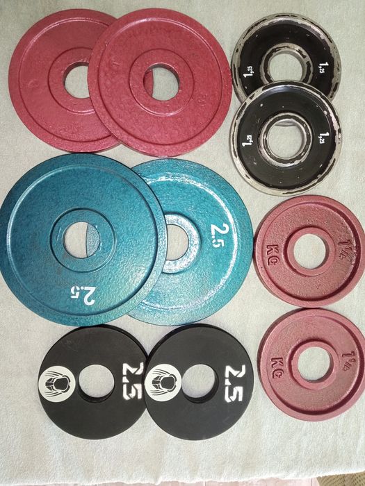 Диск Олімпійський, 50 мм, 1 кг, 1,25 кг, 2,5 кг
