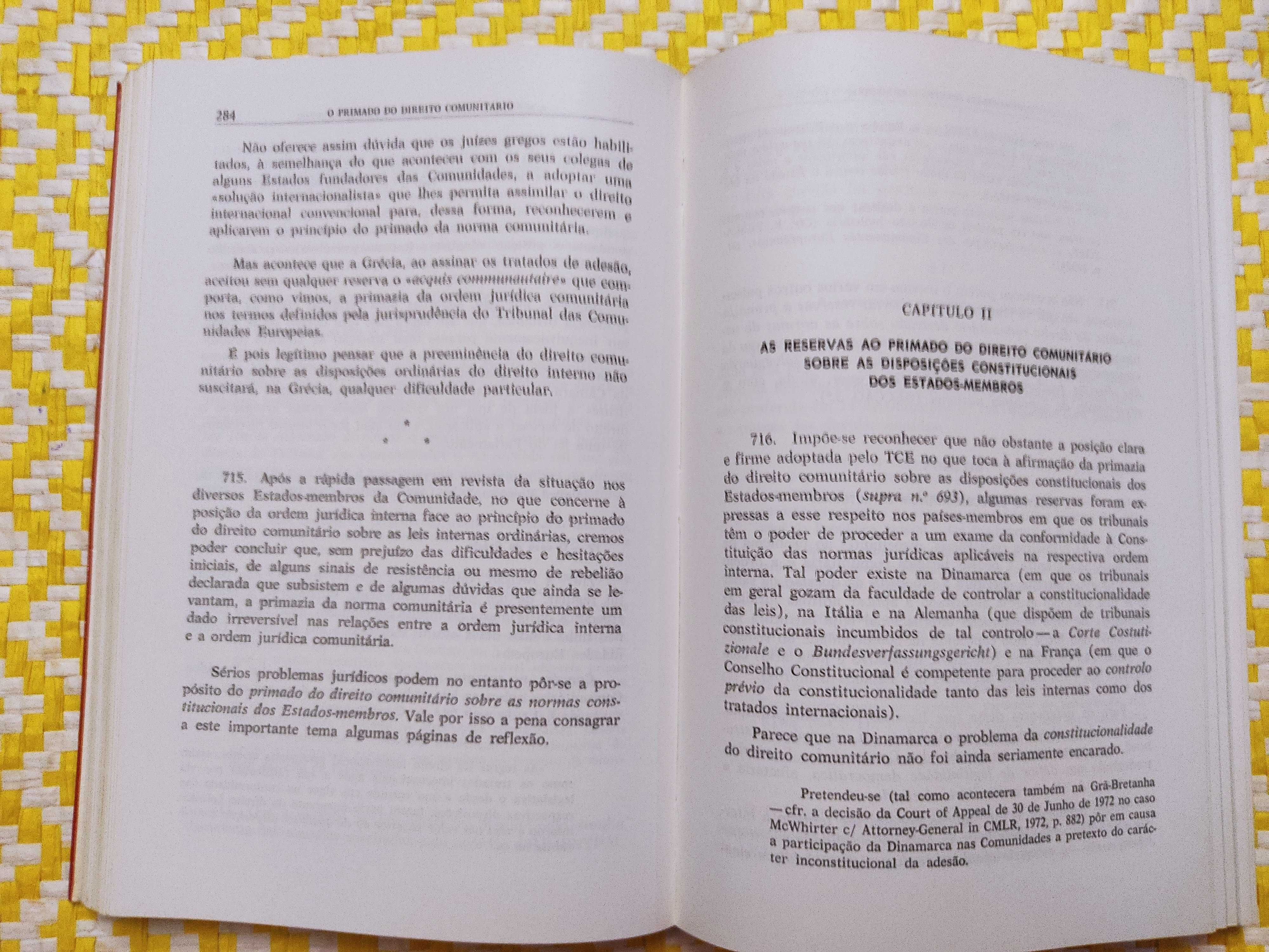 Direito Comunitário- II VOL.  
João Mota de Campos