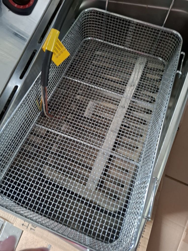 Frytkownica 16l z kranem NOWA