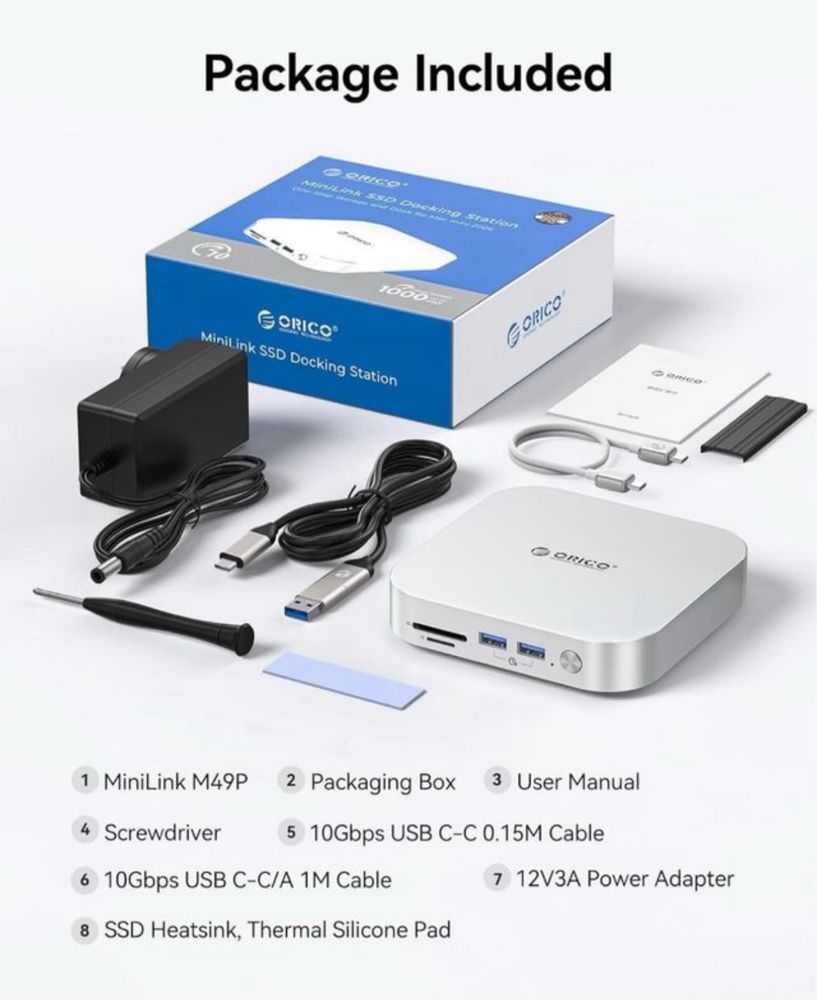 Hub Orico mac mini