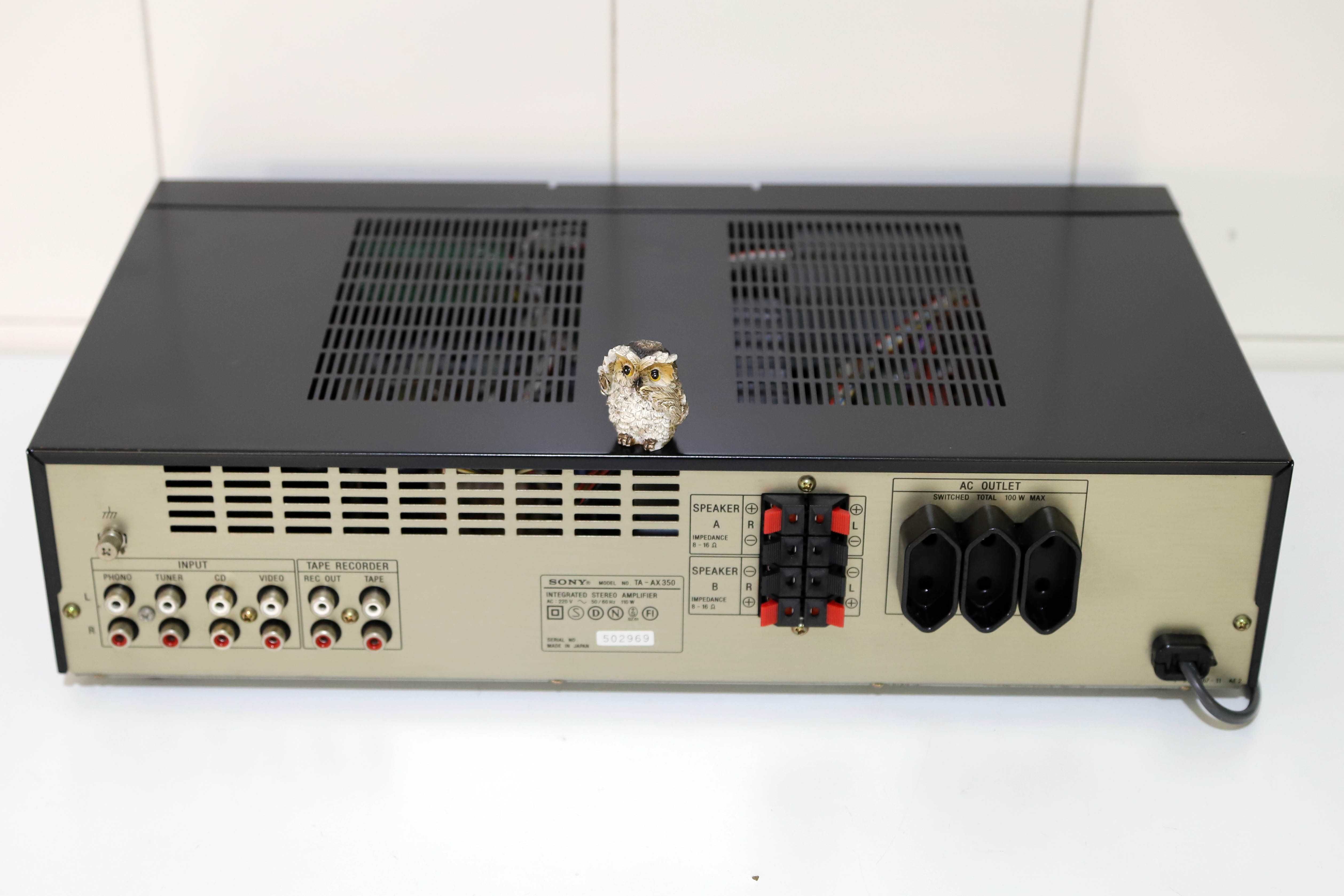 Sony TA-AX350 amplificador com equalizador 50 Watts