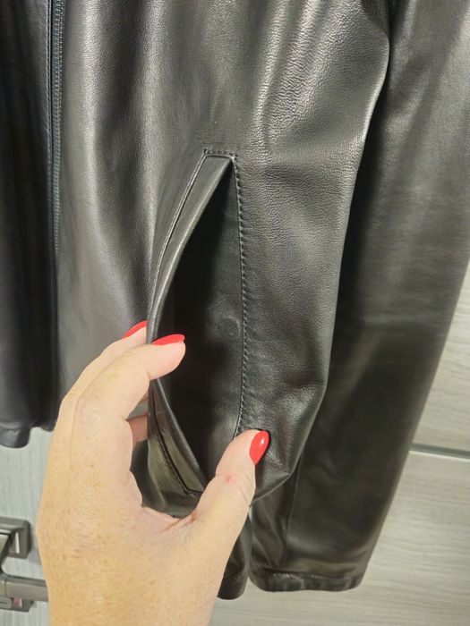 Кожаная двусторонняя куртка в идеальном состоянии