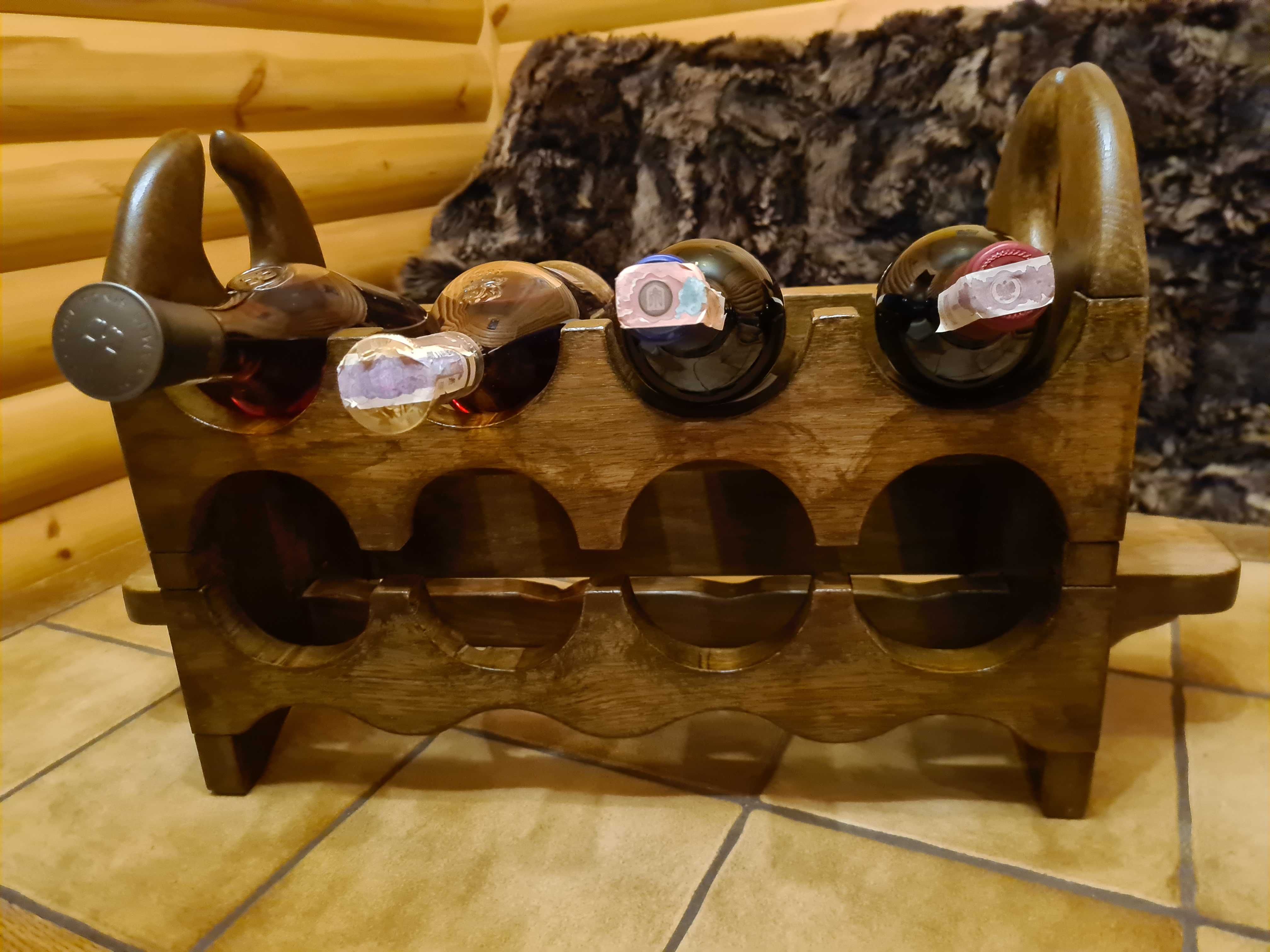 Старинная деревянная подставка для вина - Голландия