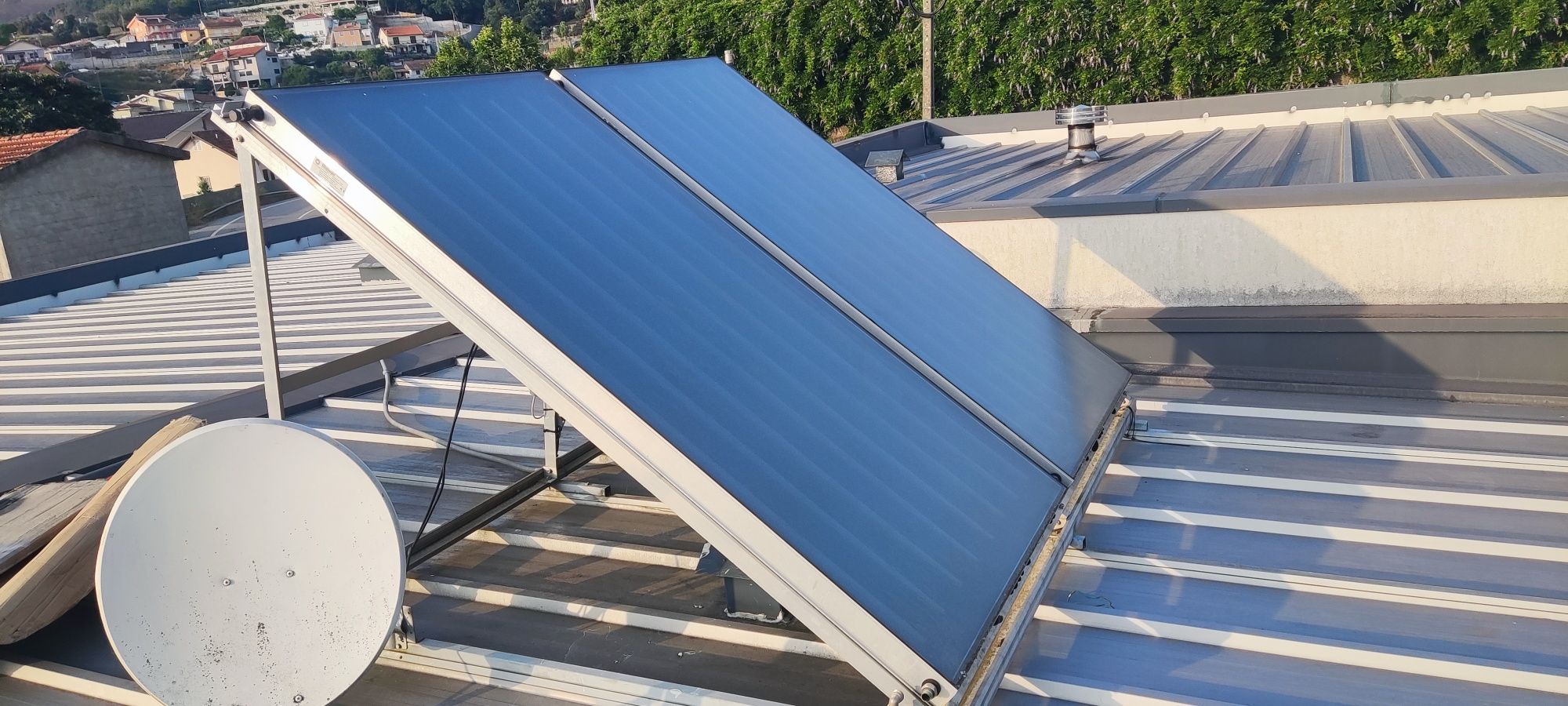 Painel solar aquecimento águas