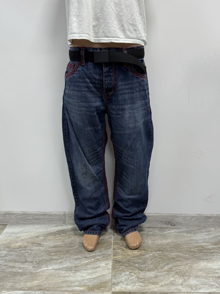Широкі реп джинси baggy rap y2k широкие джинсы true religion rock revi