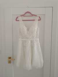 Sukienka poprawiny wesela, rozmiar 38, biała