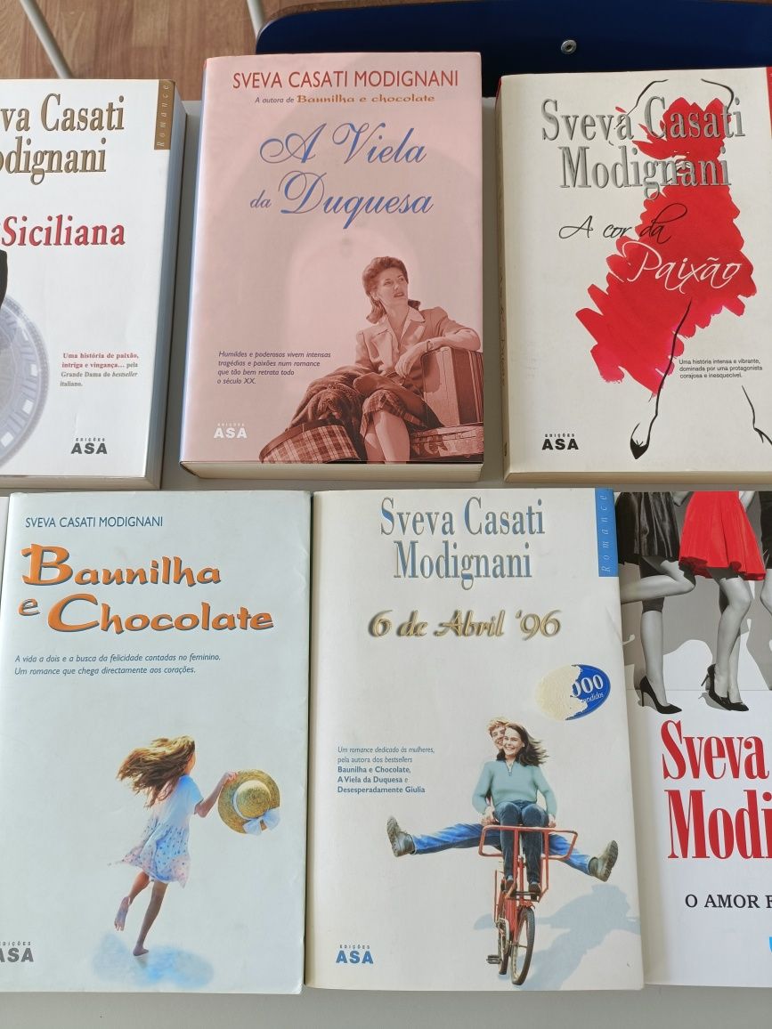 Conjunto de livros de Sveva Casati Modignani