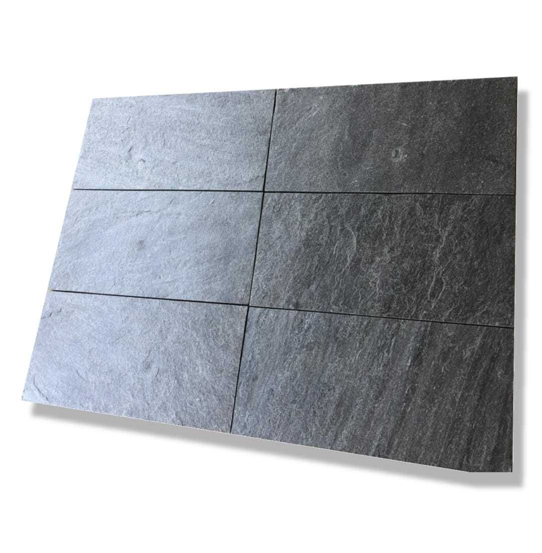 Płyta kwarcytowa silver grey naturalna 60X30X1,2 kamienie łupek kwarc