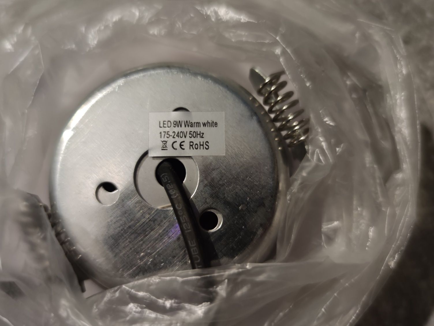 Okrągły LED halogen 9w (45szt)