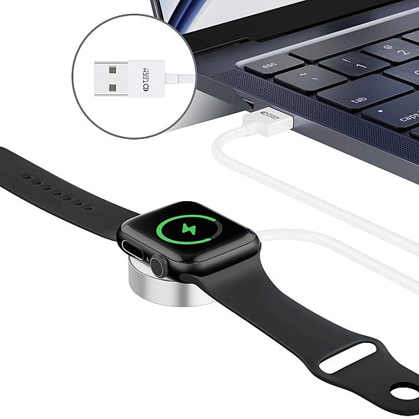 Tech-Protect Ultraboost Magnetic Charging Cable 120Cm Apple Watch Whit