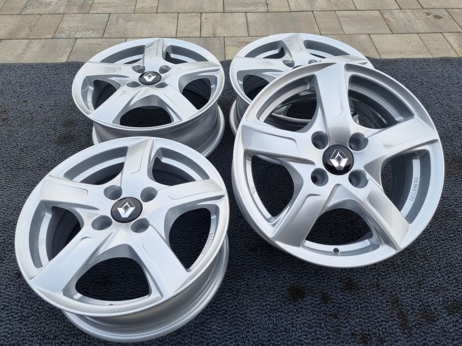 Renault 15" Alufelgi Nowe 4x100 Clio, Twingo, Captur, ZOE Modus Megane