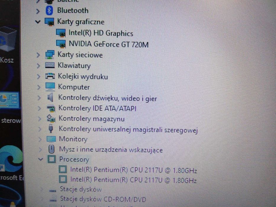 Laptop Używany Asus X550C Intel 15,6 HD 8GB 120 SSD Nvidia Win10 FV