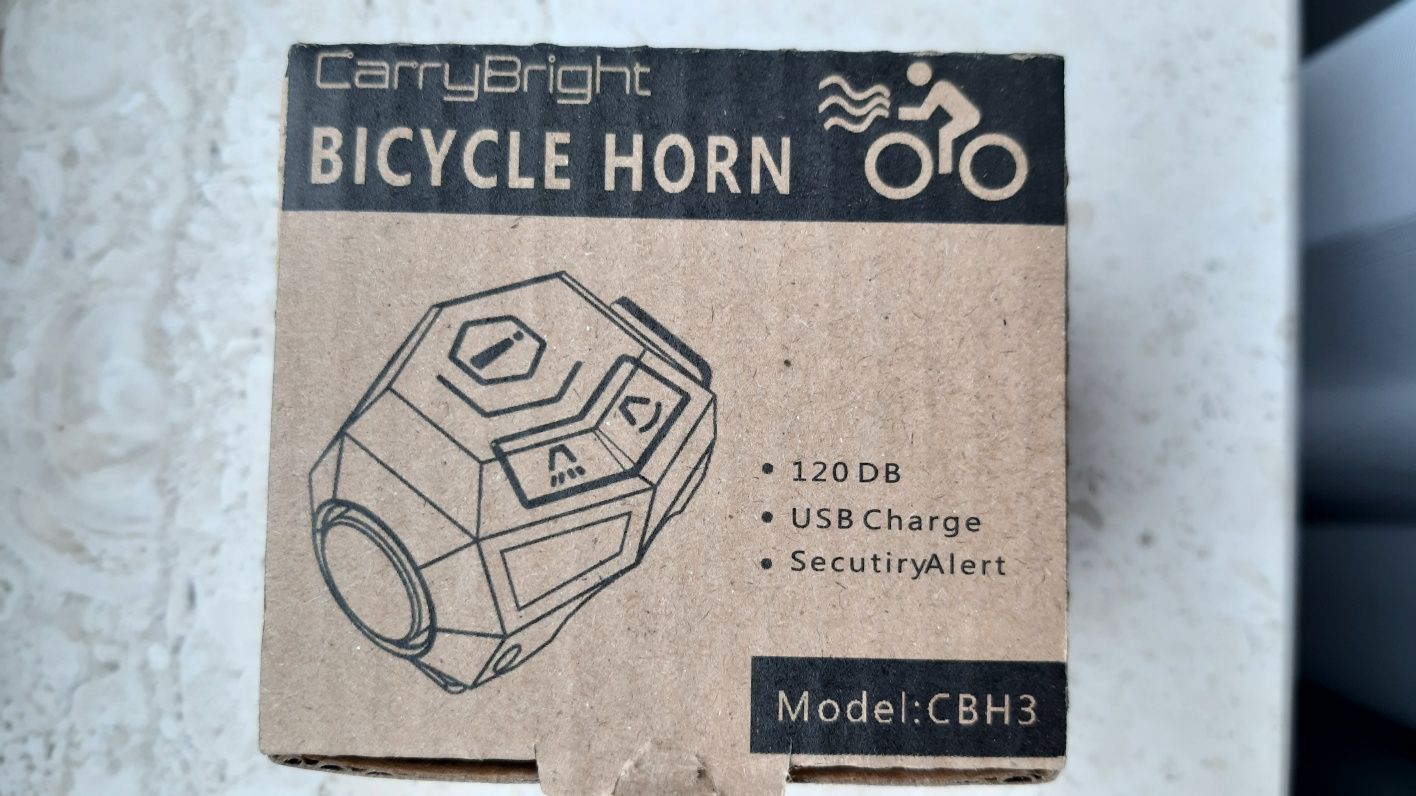 Elektroniczny dzwonek na rower hulajnoge akumulator z alarmem klakson