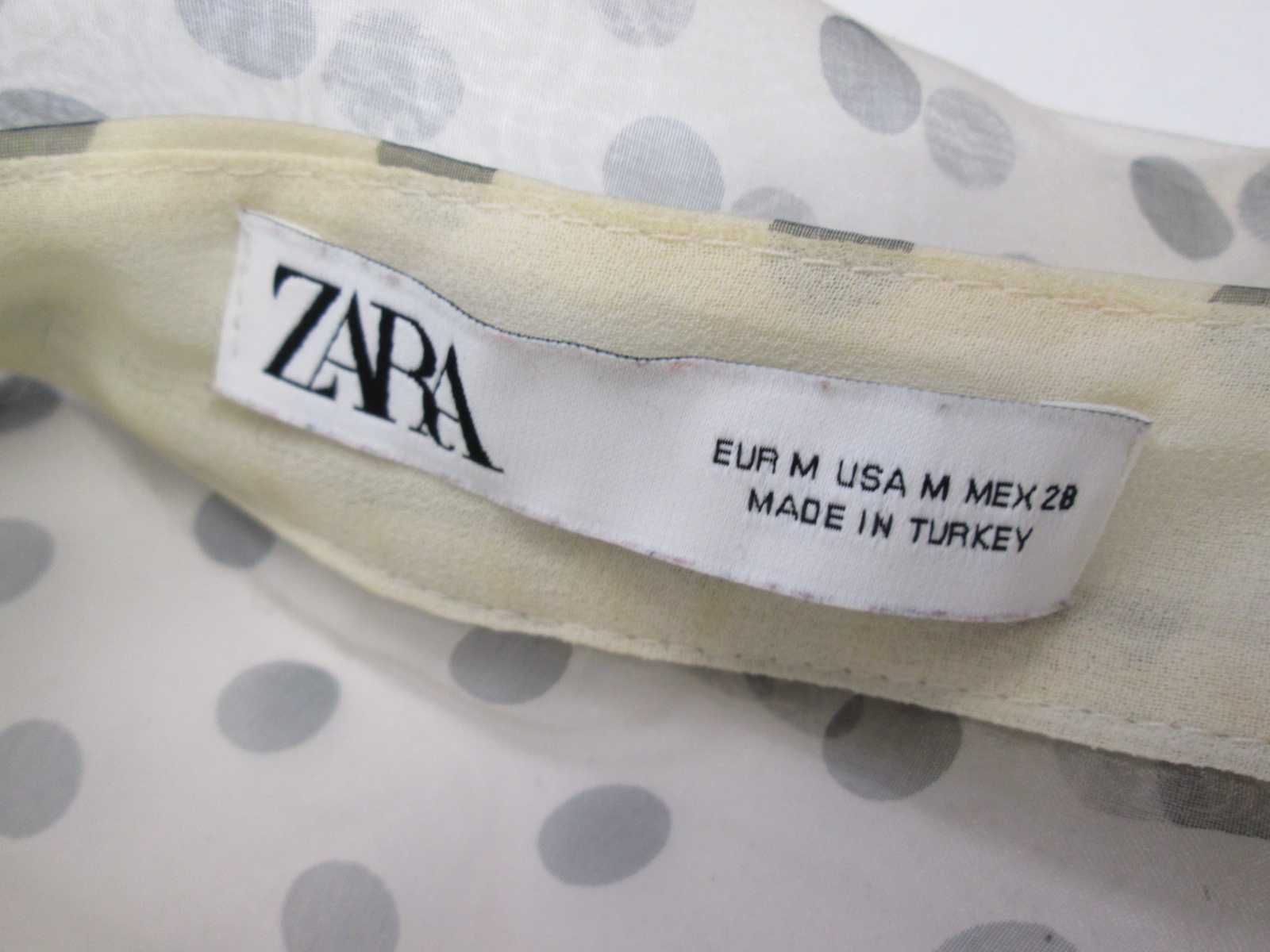 Zara nowa  bluzka koszula szyfonowa przezroczysta M 38