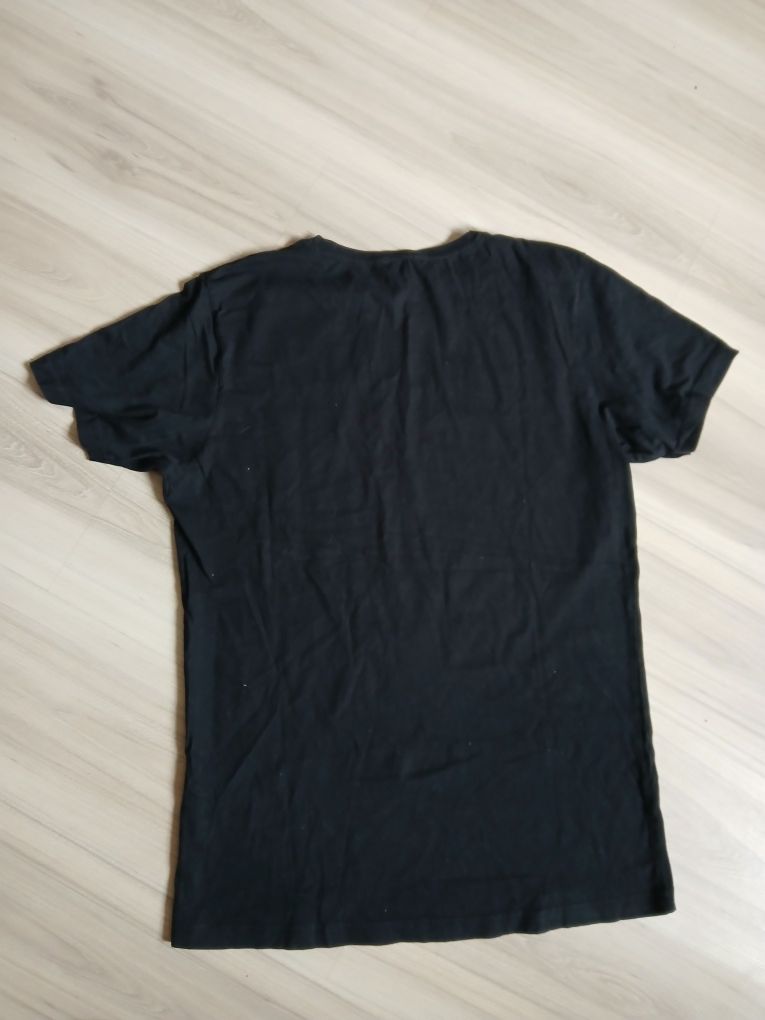Czarny T-shirt L