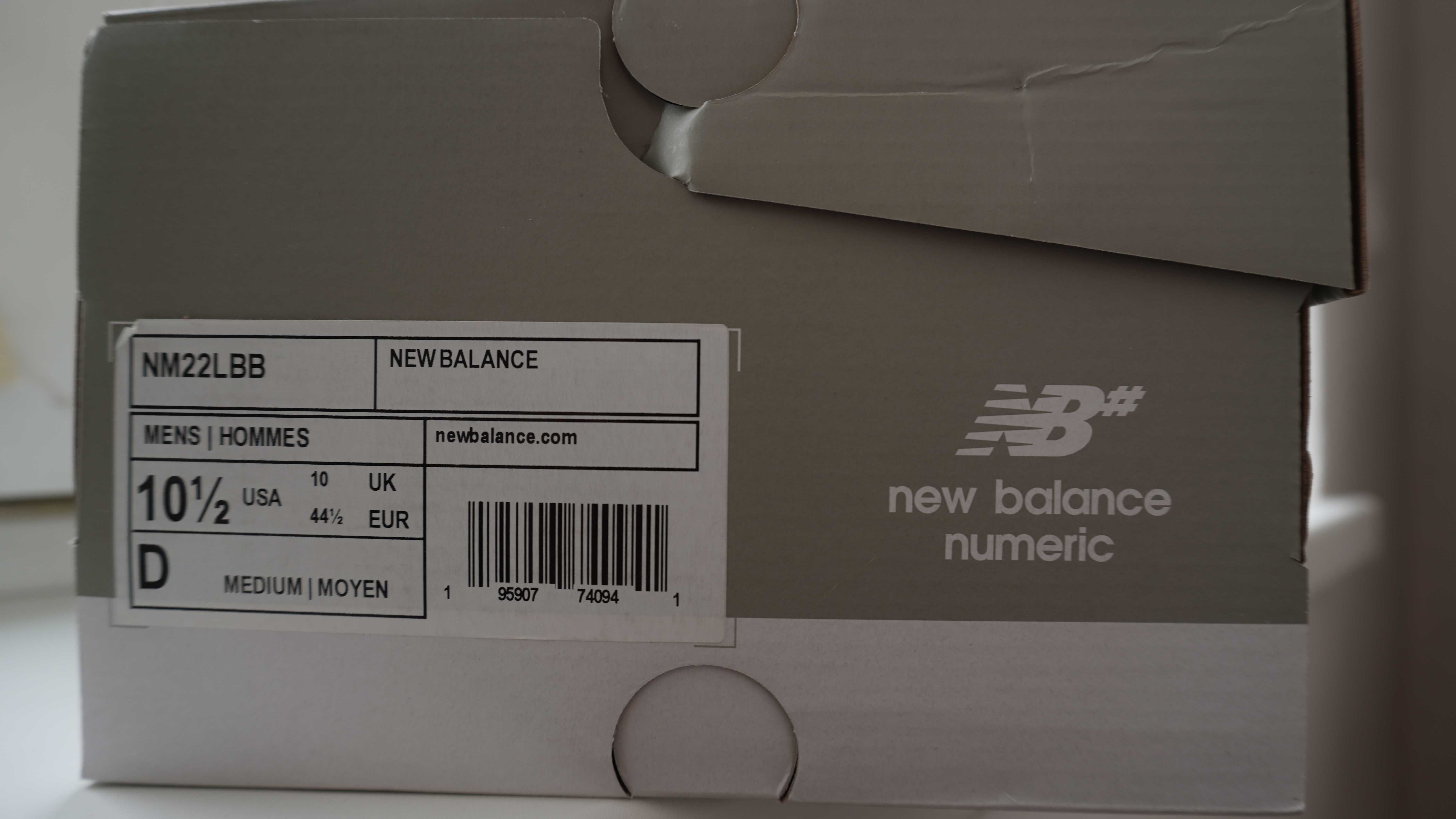 The New Balance Numeric'22 10.5 US 44.5 EU