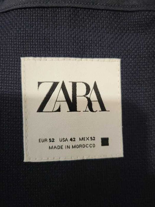 Ciemnogranatowa sportowa marynarka Zara roz. 52