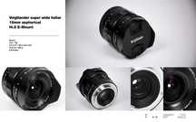 Voigtlander super wide heliar 15mm aspherical f4.5 E-Mount